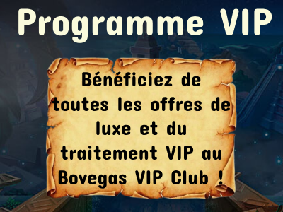 Programme VIP bovegas casino